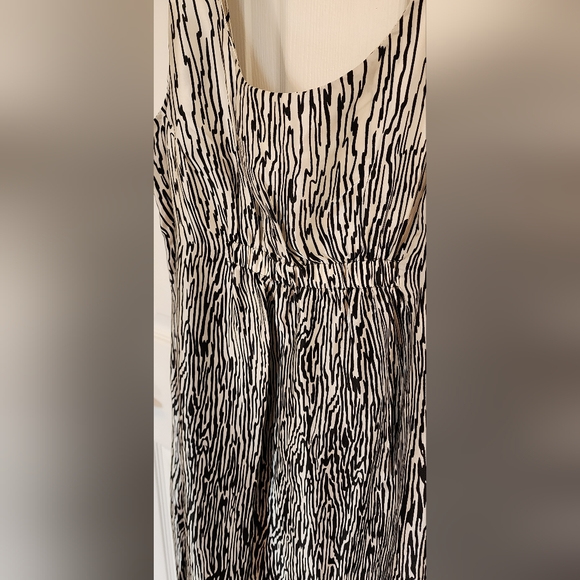 Zara Silk Dress Abstract Print size XL - Picture 5 of 13